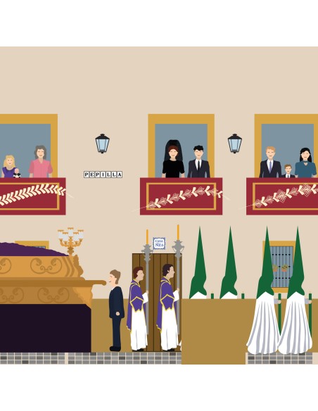 muñeca nazareno semana santa accesorios