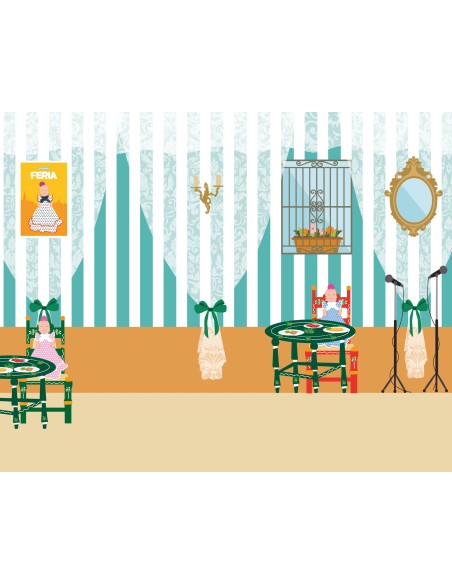 muñeca flamenca accesorios