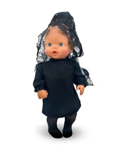 muñeca cofrade mantilla
